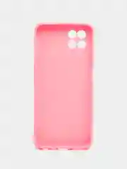 Розовый чехол для Realme 8i, Narzo 50 (Реалми 8I, Нарзо 50) силиконовый, матовый