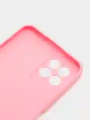 Розовый чехол для Realme 8i, Narzo 50 (Реалми 8I, Нарзо 50) силиконовый, матовый
