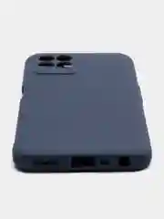 Темно-синий чехол для Realme 8i, Narzo 50 (Реалми 8I, Нарзо 50) силиконовый, матовый