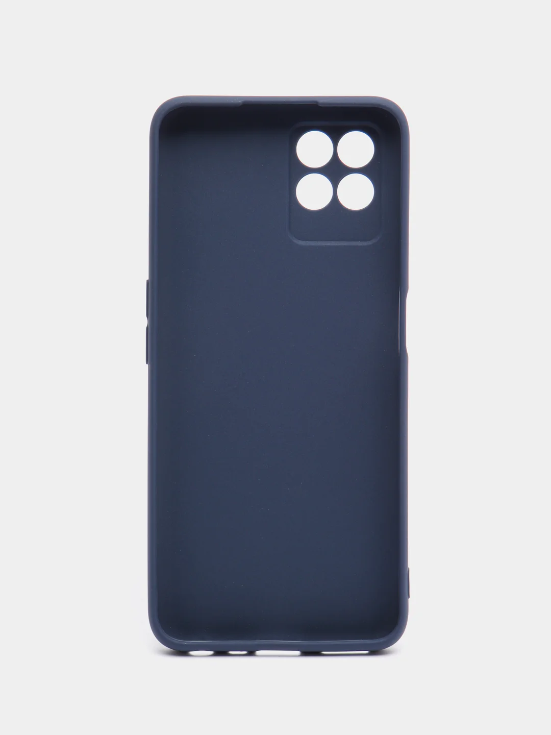 Темно-синий чехол для Realme 8i, Narzo 50 (Реалми 8I, Нарзо 50) силиконовый, матовый