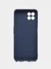 Темно-синий чехол для Realme 8i, Narzo 50 (Реалми 8I, Нарзо 50) силиконовый, матовый