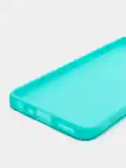 Бирюзовый чехол для Realme 8i, Narzo 50 (Реалми 8I, Нарзо 50) силиконовый, матовый