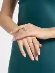 Золотой набор из 5 колец