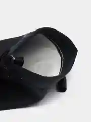 Серый чехол футляр для очков на завязках с салфеткой