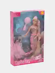 Голубой кукла "Русалочка" в коробке