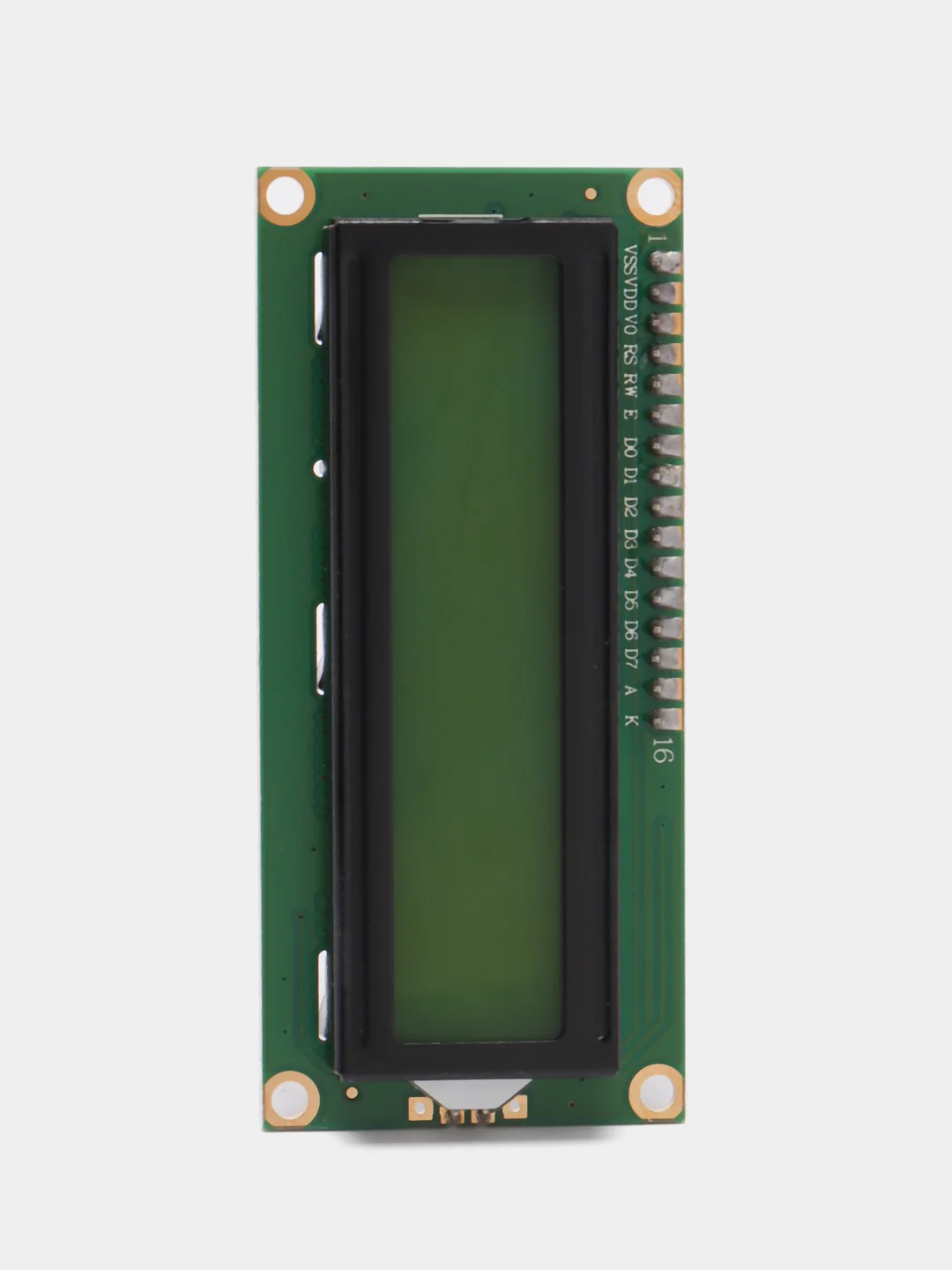 Зеленый жидкокристаллический дисплей LCD 1602, 2004 Arduino