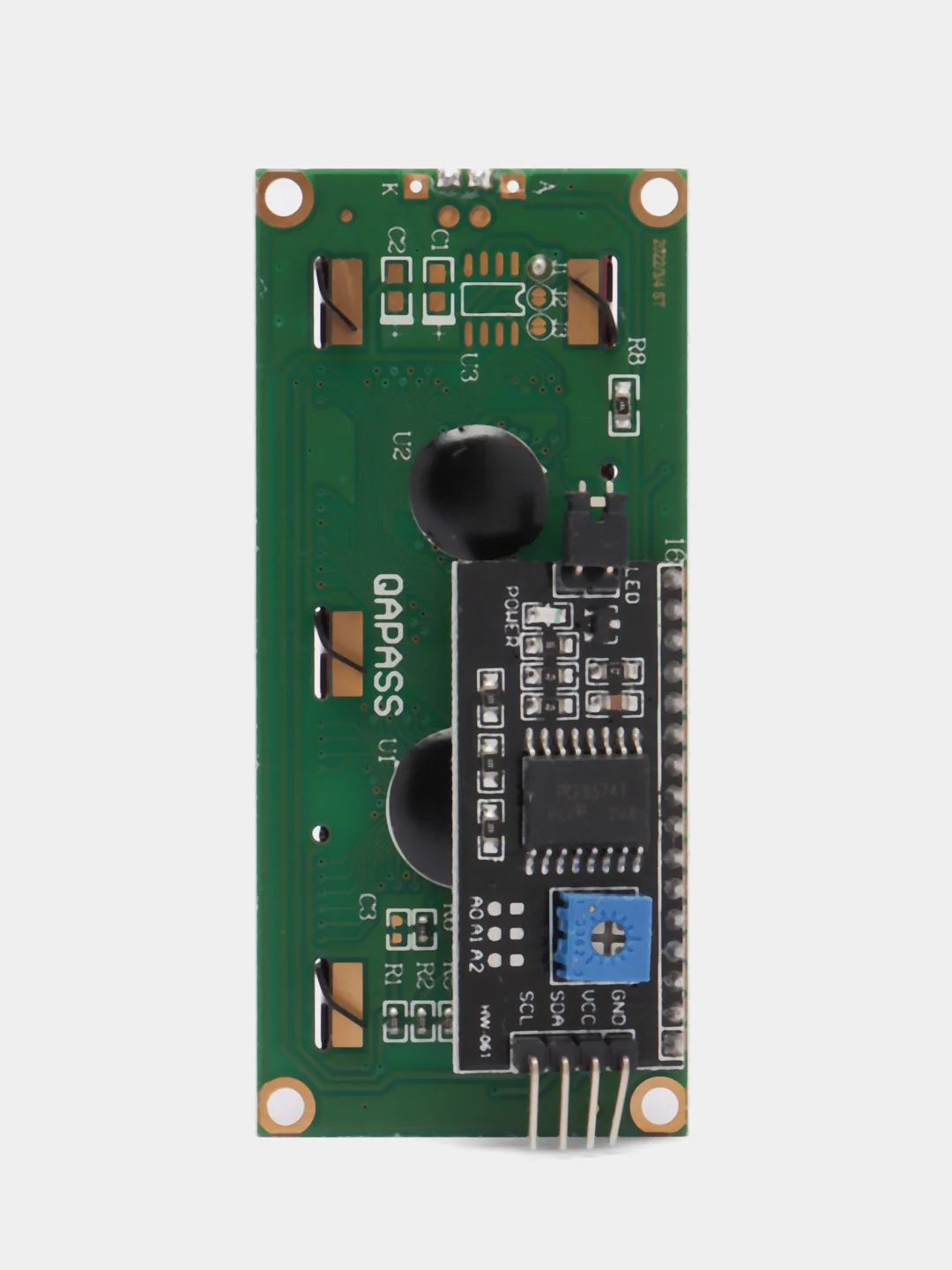 Зеленый жидкокристаллический дисплей LCD 1602, 2004 Arduino