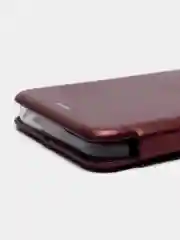 Бордовый чехол-книжка для Realme C35