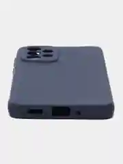 Темно-синий чехол Samsung Galaxy A33 5G, прозрачный, силиконовый, цветной