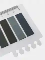 Лимонный цветной самоклеящийся блок, с линейкой, 10 цветов, 1,2 х 4,5 см