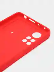 Красный чехол для Xiaomi Poco X4 Pro 5G силиконовый, матовый (Поко Х4 Про 5G)