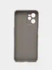 Серый чехол для Realme C35 (Реалми С35), силиконовый, матовый