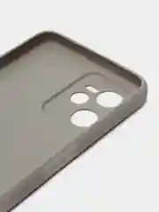 Серый чехол для Realme C35 (Реалми С35), силиконовый, матовый