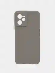 Серый чехол для Realme C35 (Реалми С35), силиконовый, матовый