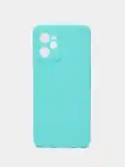 Бирюзовый чехол для Realme C35 (Реалми С35), силиконовый, матовый