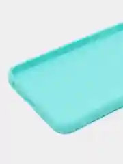 Бирюзовый чехол для Realme C35 (Реалми С35), силиконовый, матовый