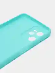 Бирюзовый чехол для Realme C35 (Реалми С35), силиконовый, матовый