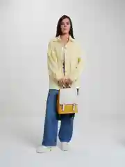 Желтый рюкзак женский