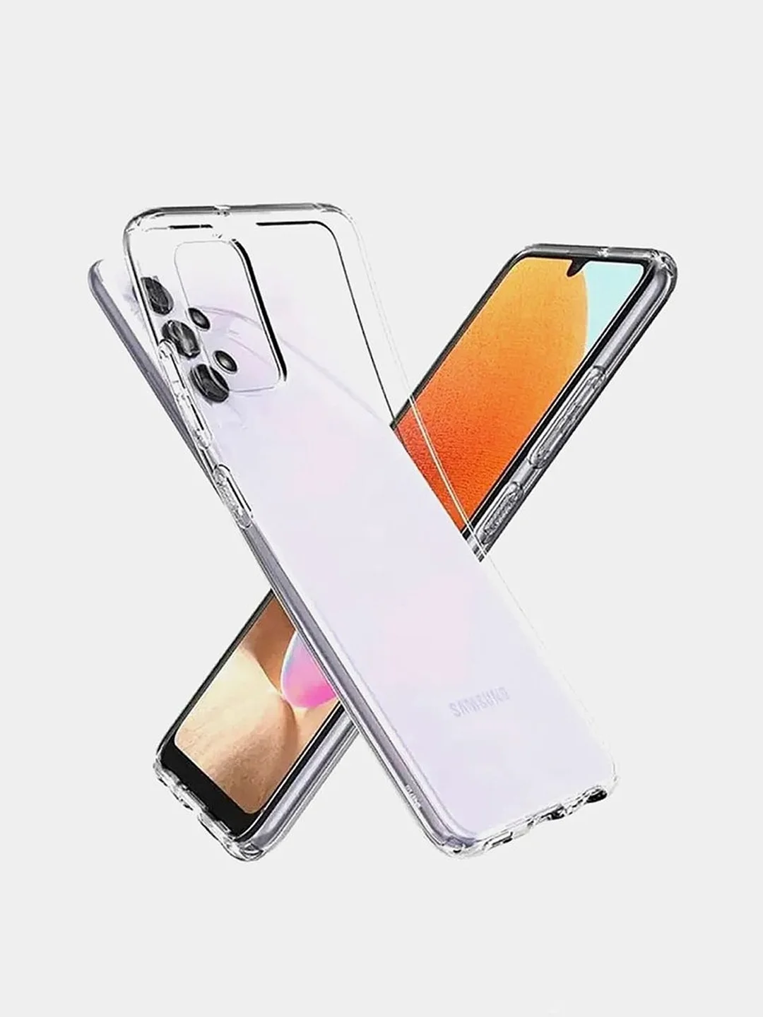 Прозрачный чехол для Samsung Galaxy A23 (Самсунг Галакси А23), прозрачный