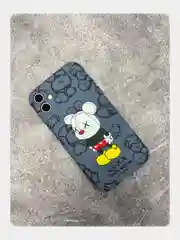 Небесно-голубой чехол для iPhone 11 KAWS