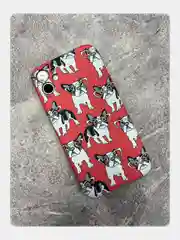 Алый чехол для iPhone 11 KAWS