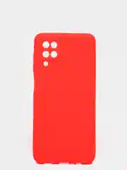 Красный чехол Samsung Galaxy A12 / M12  силиконовый матовый, цветной, прозрачный