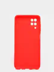Красный чехол Samsung Galaxy A12 / M12  силиконовый матовый, цветной, прозрачный