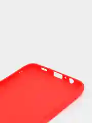 Красный чехол Samsung Galaxy A12 / M12  силиконовый матовый, цветной, прозрачный