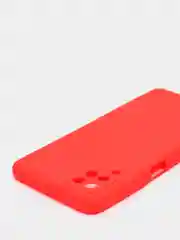 Красный чехол Samsung Galaxy A12 / M12  силиконовый матовый, цветной, прозрачный