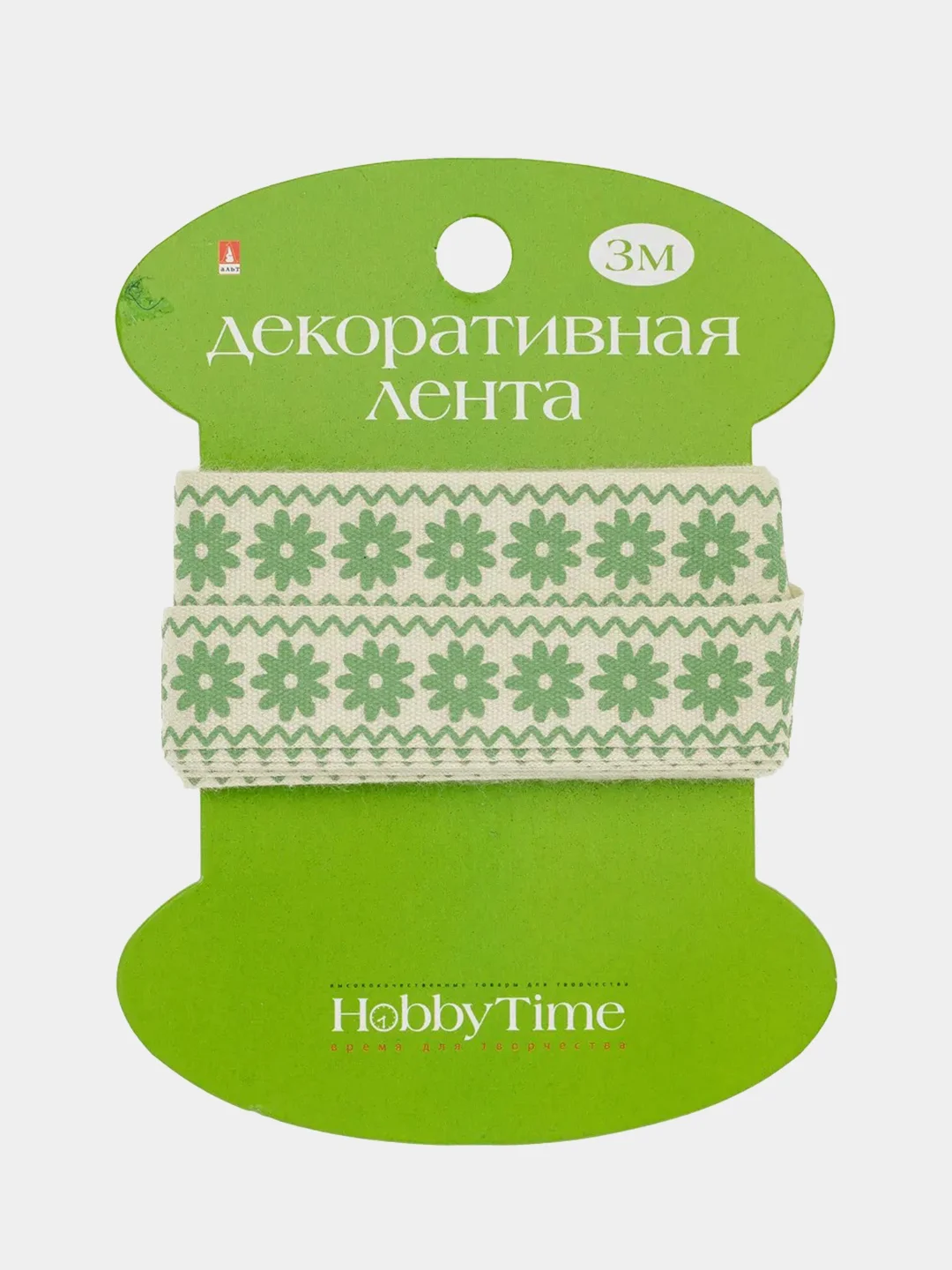 Лесной зеленый декоративная лента, разная длина
