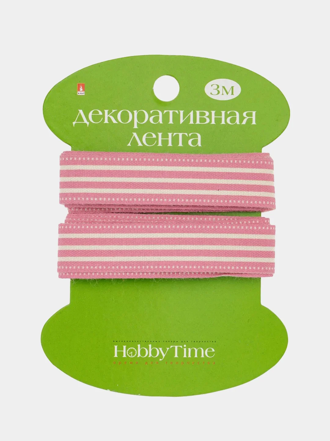 Розовый декоративная лента, разная длина