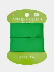Зеленый декоративная лента, атласная, 3 м