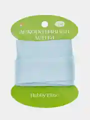 Небесно-голубой декоративная лента, атласная, 3 м