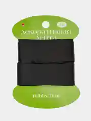 Черный декоративная лента, атласная, 3 м