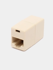 Переходник RJ45 для соединения патч-кордов, соединитель кабеля интернет проходной адаптер