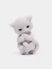 Серый мыло ручной работы "Котик"