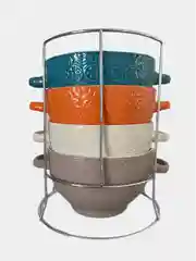 Оранжевый супница, 4 штуки
