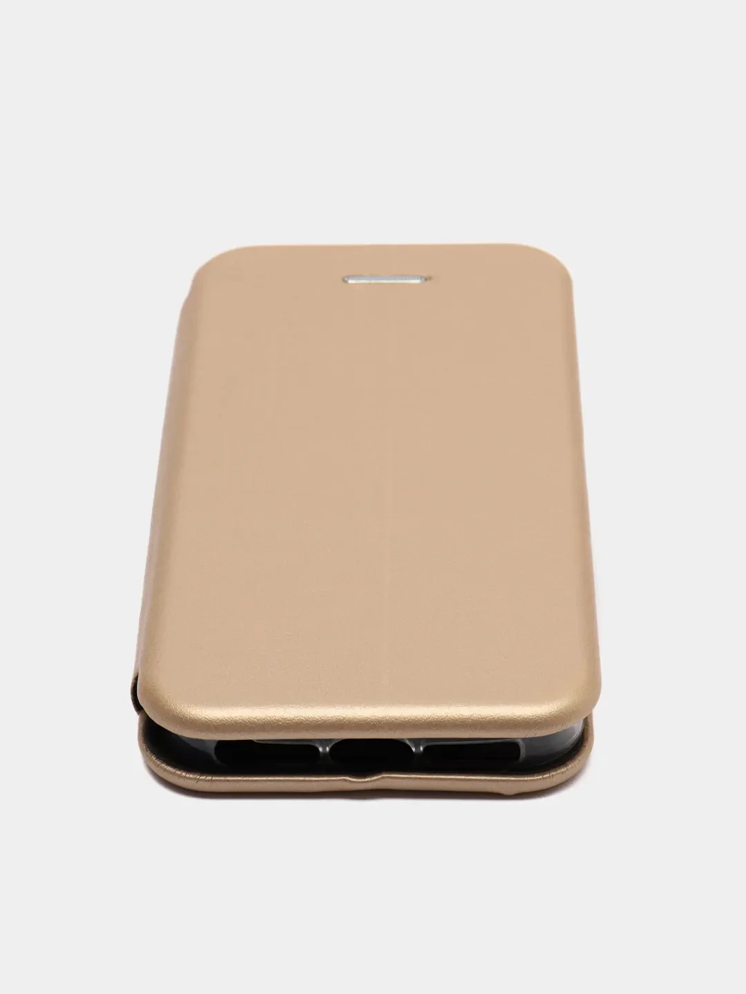 Золотой чехол книжка iPhone 5 / iPhone 5S / iPhone SE (первого поколения)