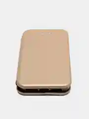 Золотой чехол книжка iPhone 5 / iPhone 5S / iPhone SE (первого поколения)