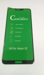 Защитное стекло - пленка керамическое мягкое Huawei Honor 8C