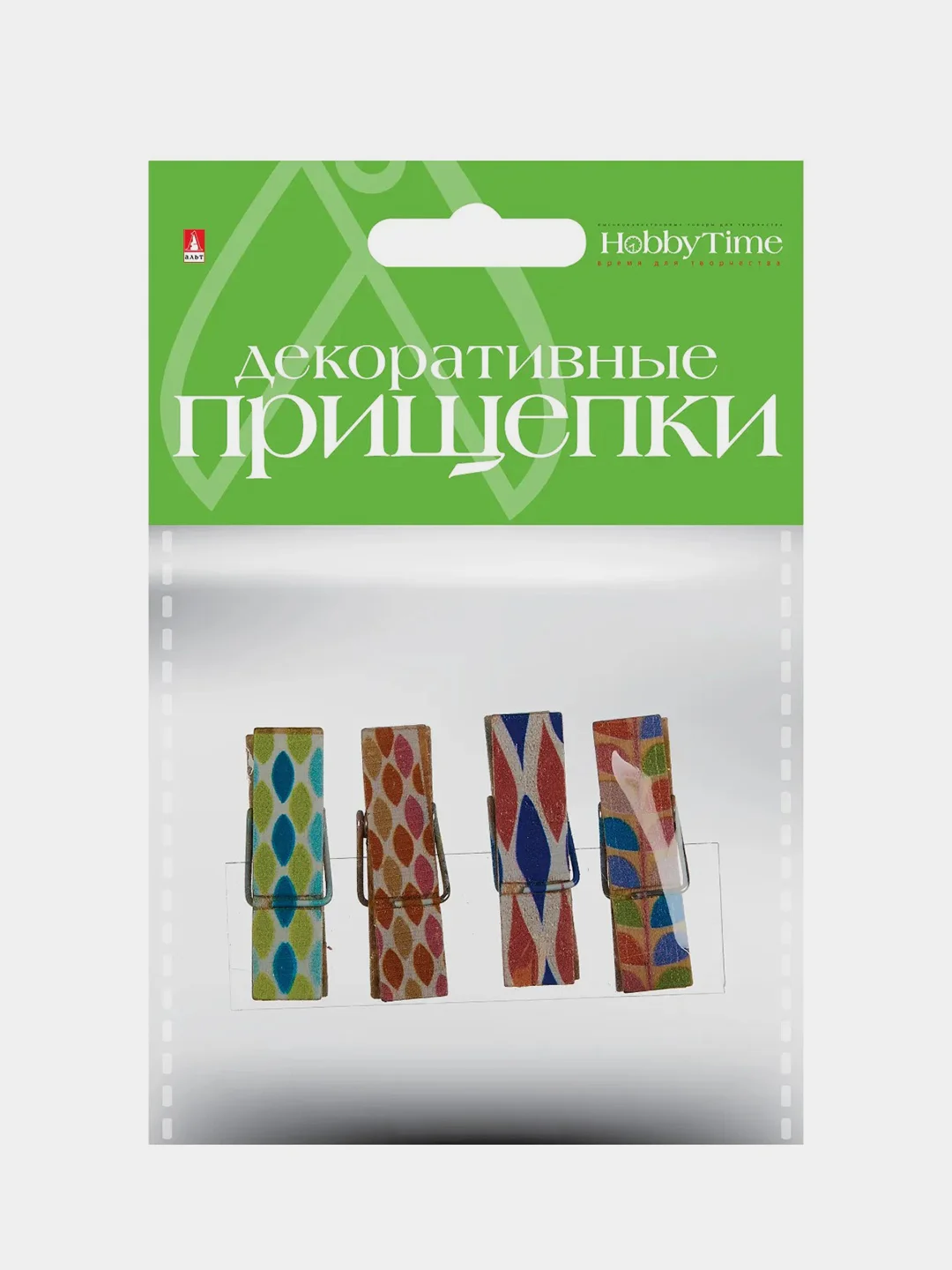 Карамельный декоративные прищепки, набор, 9 видов