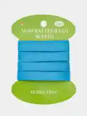 Индиго лента декоративная, атласная, 3 м
