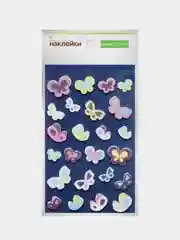 Коралловый меланж наклейки фетровые