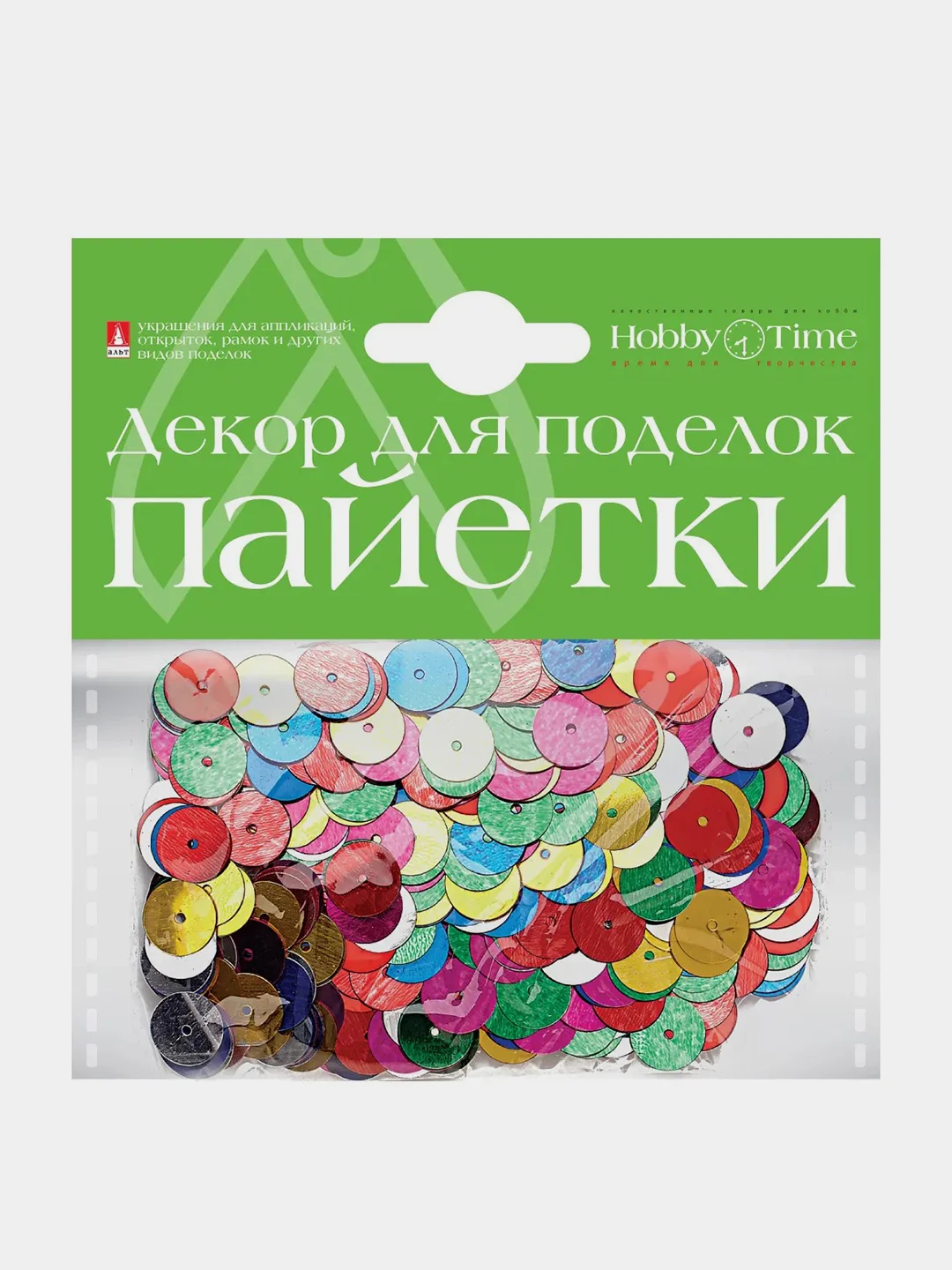 Красный декор для подекол круглый