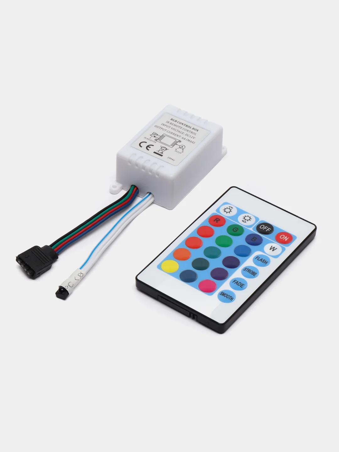 Светодиодная лента с пультом RGB, 16 цветов, 5 метров