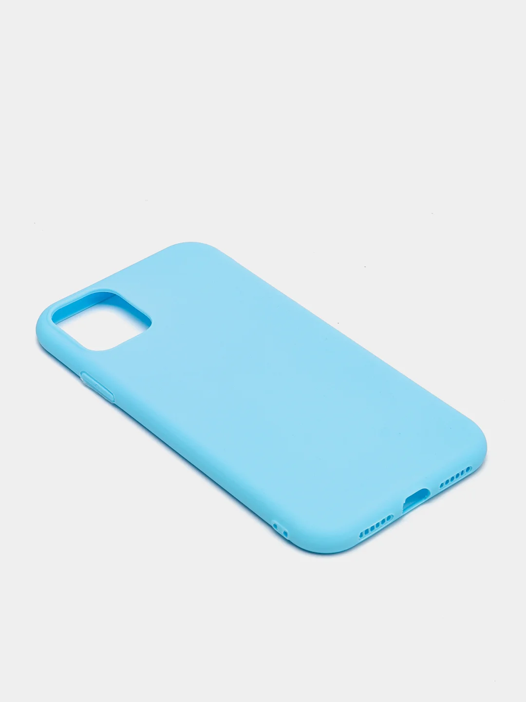 Голубой чехол для IPhone 7, 8, XR, 11, 12, 13, Pro, Max, Mini, чехол на айфон силиконовый