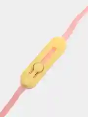 Розовый наушники с микрофоном вакуумные L-14