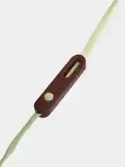 Зеленый наушники с микрофоном вакуумные L-1
