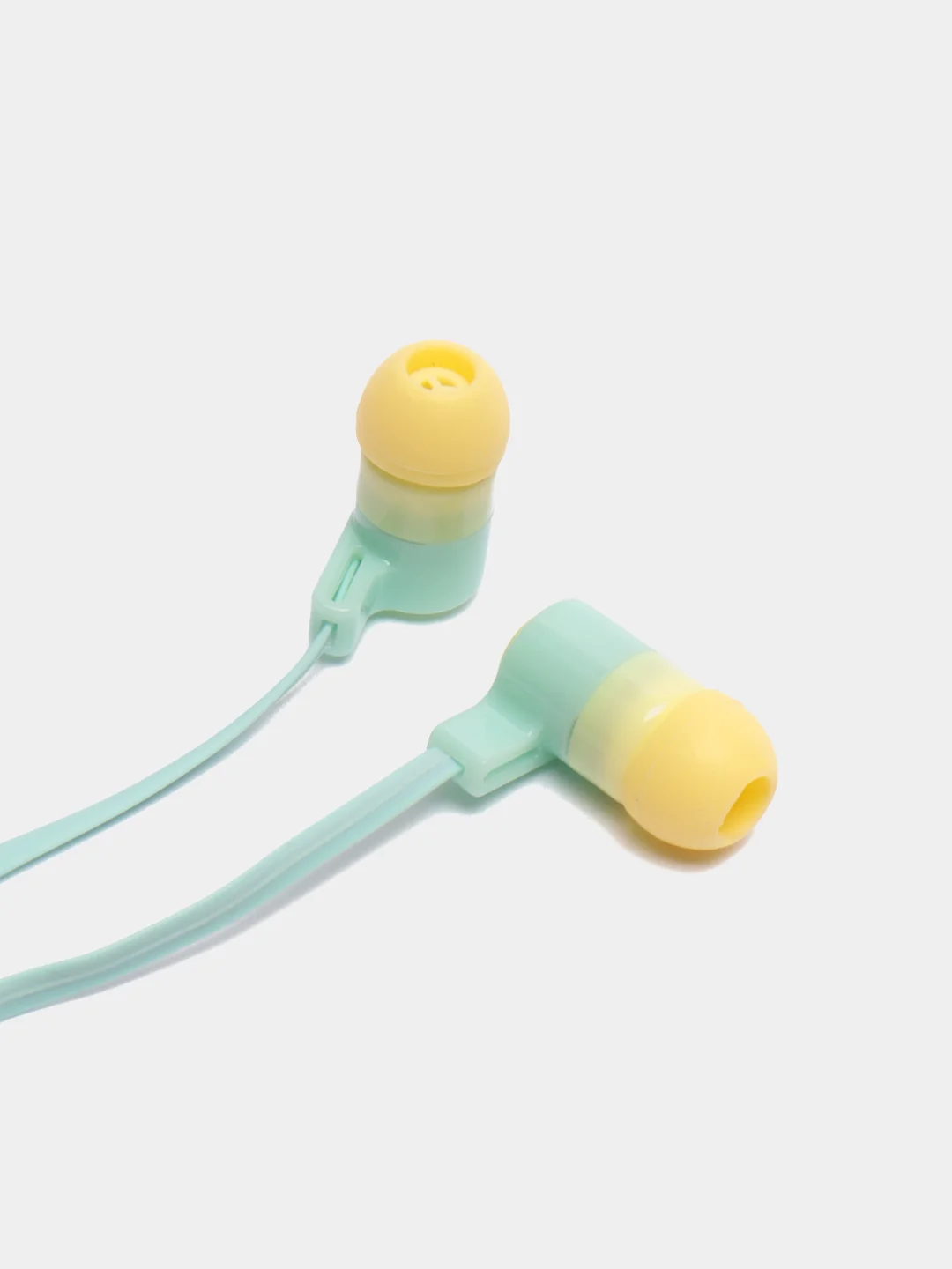 Бирюзовый наушники вакуумные с микрофоном EE-25