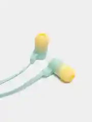 Бирюзовый наушники вакуумные с микрофоном EE-25